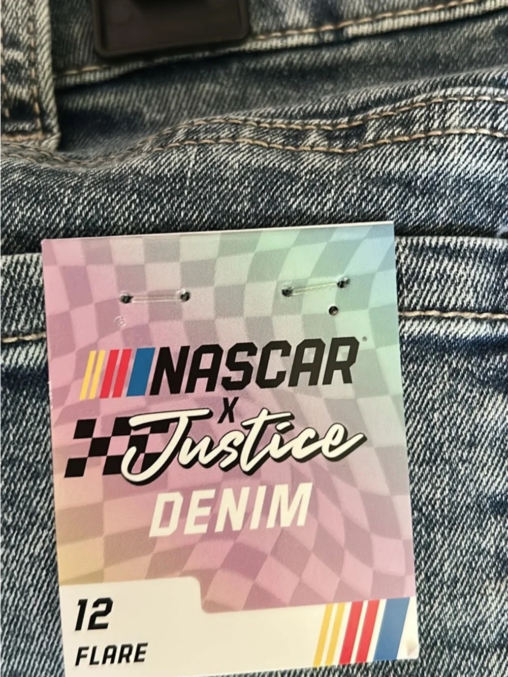 Justice flared jeans